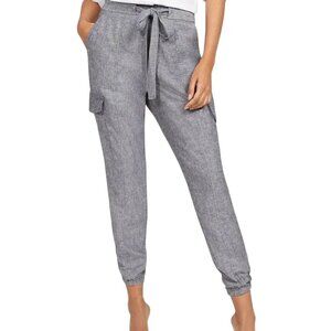 NWT New York & Co Linen Blend High Waisted Jogger Pants XLarge